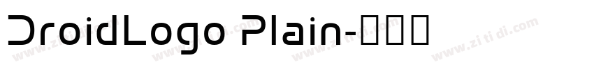 DroidLogo Plain字体转换